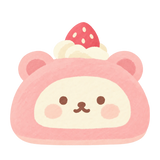 Bear Swiss Roll Squishy — PLM-SR-F3FD05F06FB24C5A — Hand-painted illustration