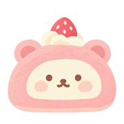 Bear Swiss Roll Squishy — PLM-SR-F3FD05F06FB24C5A — Hand-painted illustration