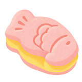 Taiyaki Squishy — PLM-SR-F48EDECE0CD0D6E7 — Hand-painted illustration