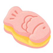 Taiyaki Squishy — PLM-SR-F48EDECE0CD0D6E7 — Hand-painted illustration