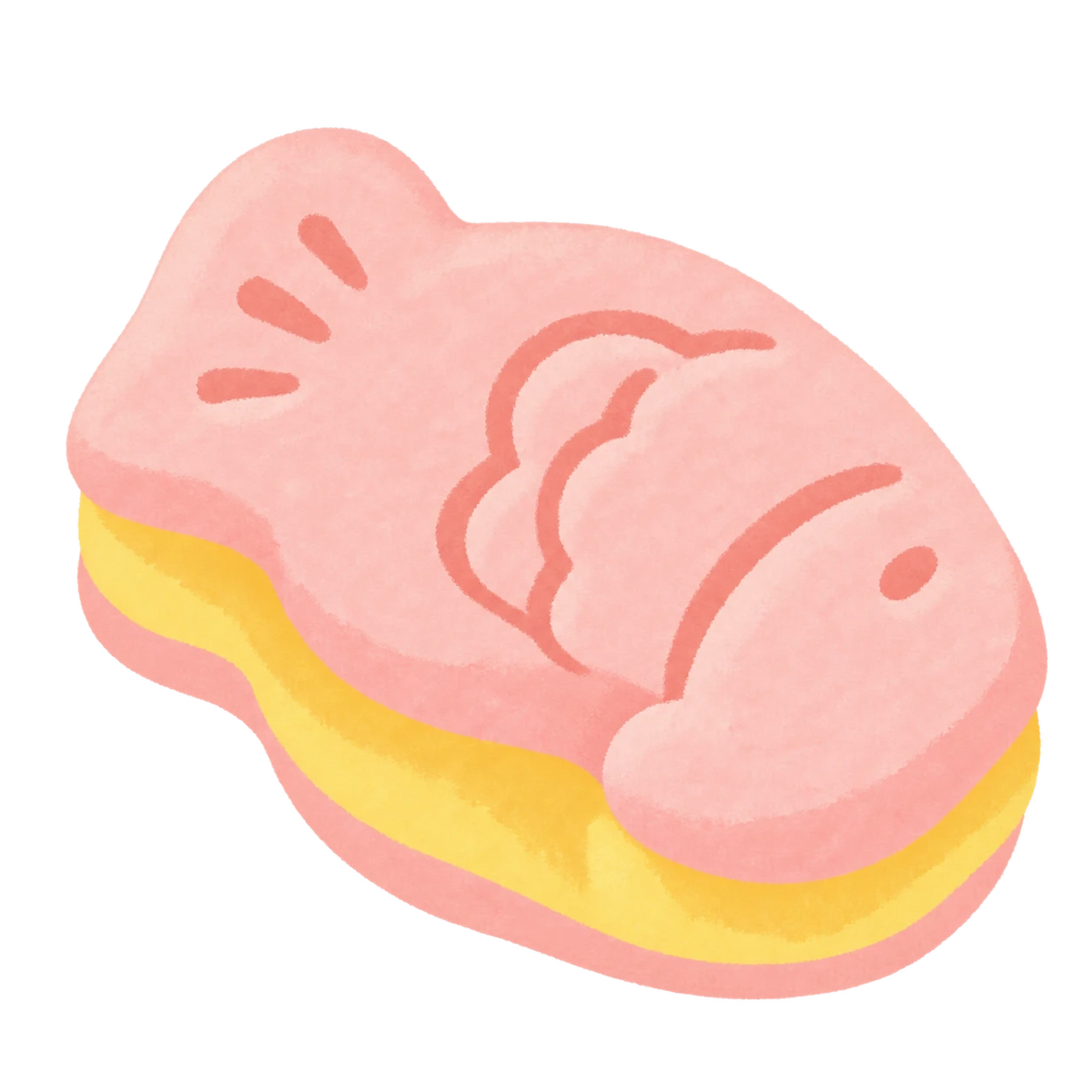 Taiyaki Squishy — PLM-SR-F48EDECE0CD0D6E7 — Hand-painted illustration