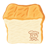 Baker's Thick Toast Squishy — PLM-SR-FDA4D131F28E29F2 — Hand-painted illustration