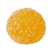 Shaved Ice Daifuku Taba Squishy — Yellow — isolated product view 2