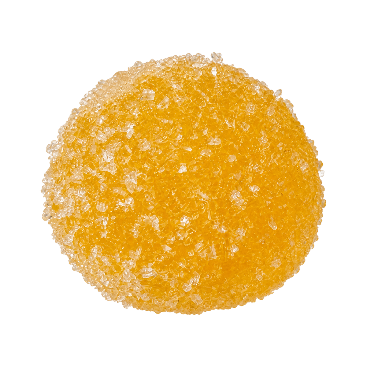 Shaved Ice Daifuku Taba Squishy — Yellow — isolated product view 2