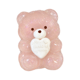Iridescent Glitter Bear Taba Squishy — One Style — isolated product view