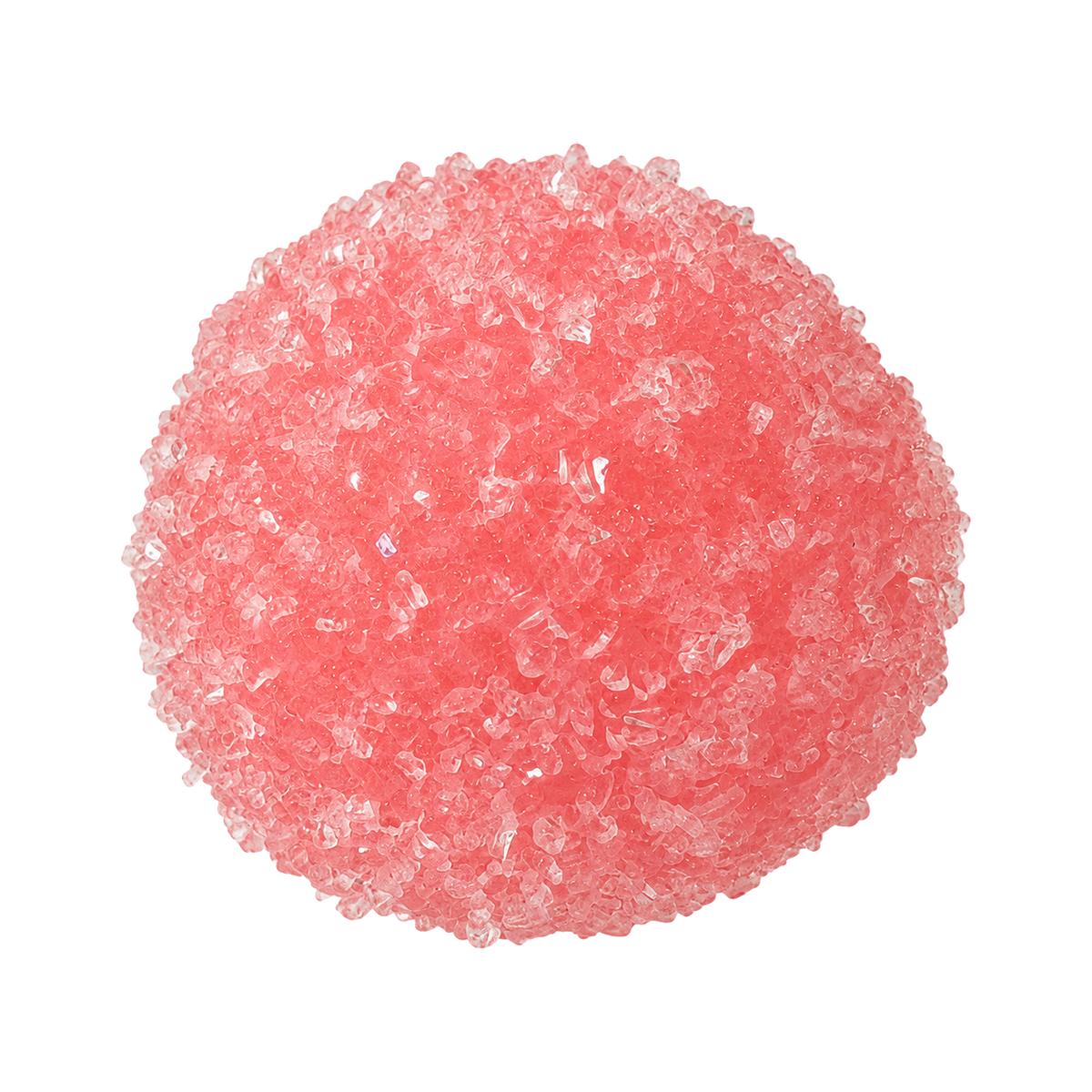 Shaved Ice Daifuku Taba Squishy — Pink — isolated product view 2