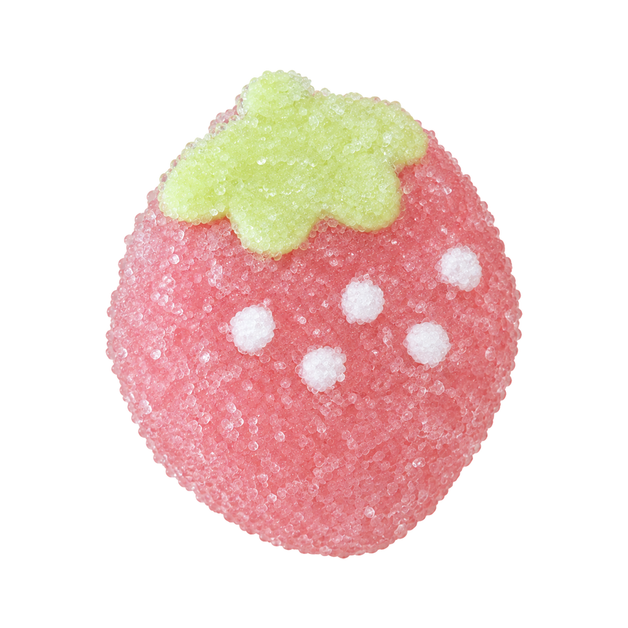 Shaved Ice Strawberry Layer Cake Taba Squishy — Strawberry Pink — isolated product view 2