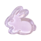 Ice-Skin Bunny Taba Squishy — Taro Purple — isolated product view