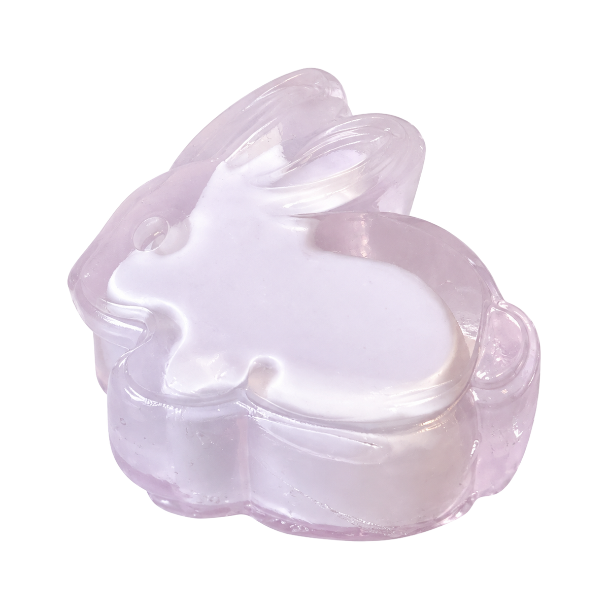 Ice-Skin Bunny Taba Squishy — Taro Purple — isolated product view 2