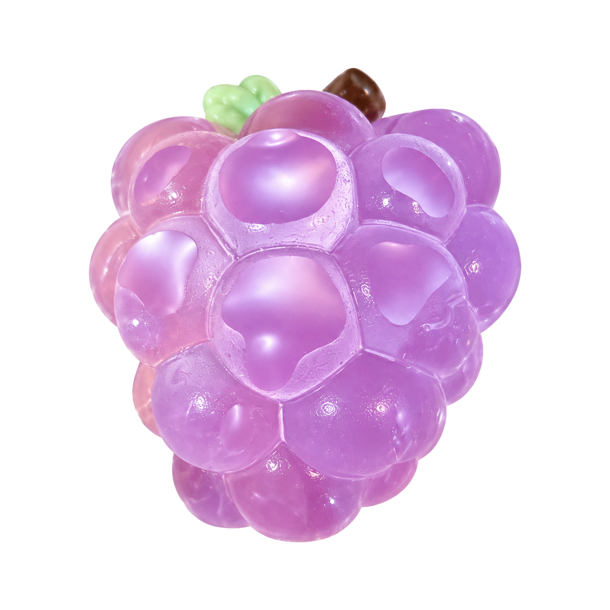 Crystal Purple Grapes Taba Squishy — One Style — isolated product view 2