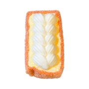 Flocked Cream Thick Toast Taba Squishy — One Style — isolated product view 2