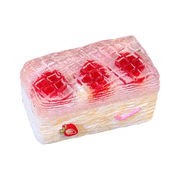 Strawberry Jelly Toast Taba Squishy — One Style — isolated product view