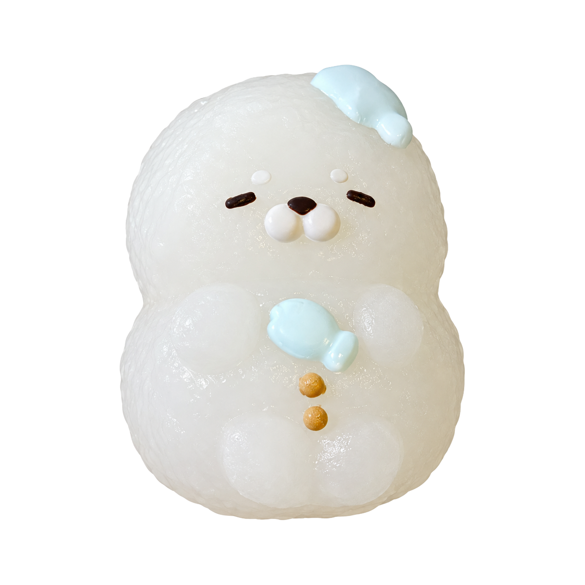 Seal Snowman Taba Squishy — One Style — isolated product view