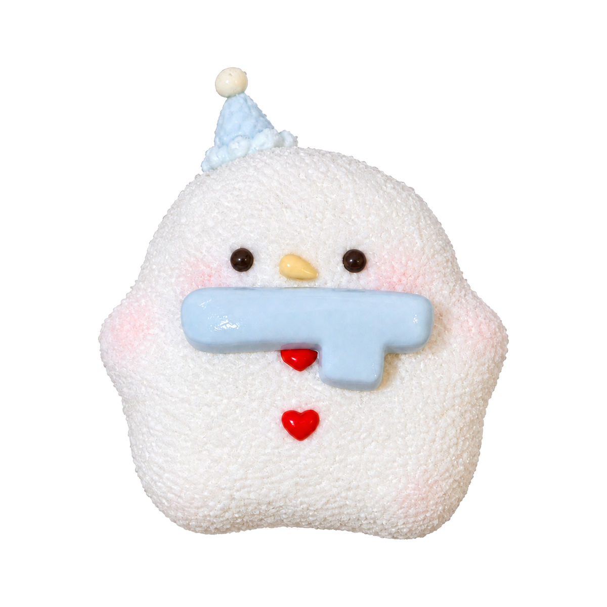 Scarf Snowman Taba Squishy — One Style — isolated product view
