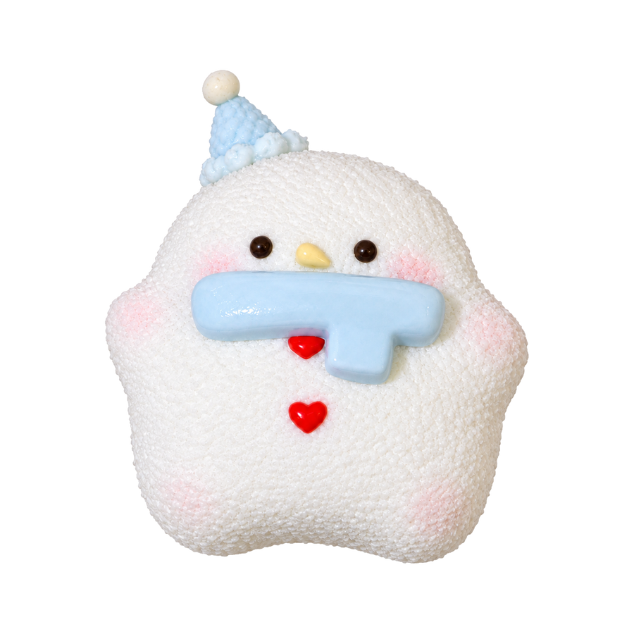 Scarf Snowman Taba Squishy — One Style — isolated product view 2