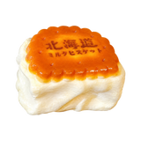 Hokkaido Cream Cookie Taba Squishy — One Style — isolated product view