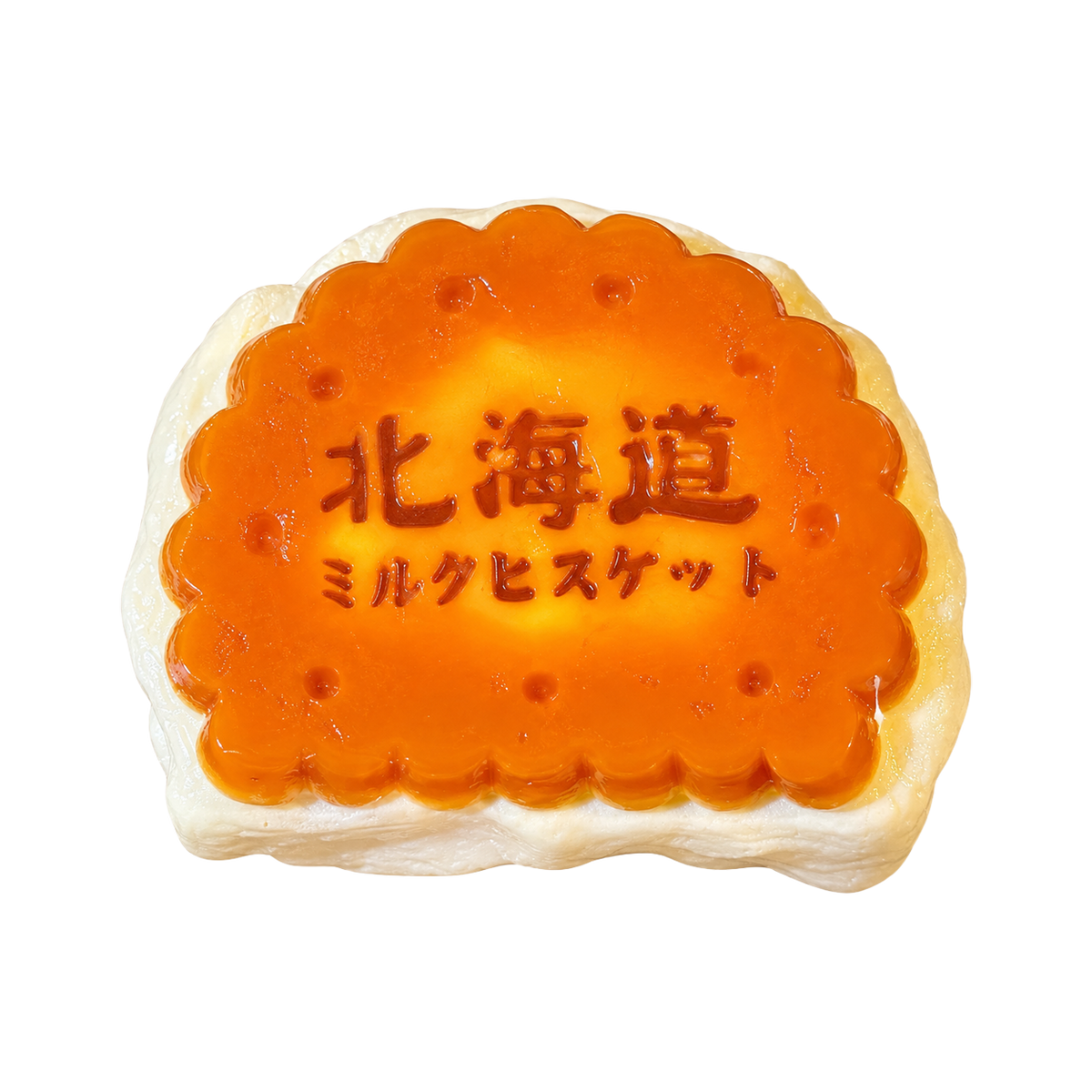 Hokkaido Cream Cookie Taba Squishy — One Style — isolated product view 2