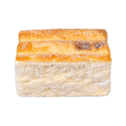 Flocked Caramel Cake Taba Squishy — One Style — isolated product view
