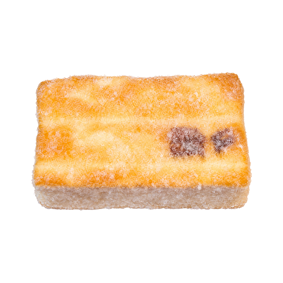 Flocked Caramel Cake Taba Squishy — One Style — isolated product view 2