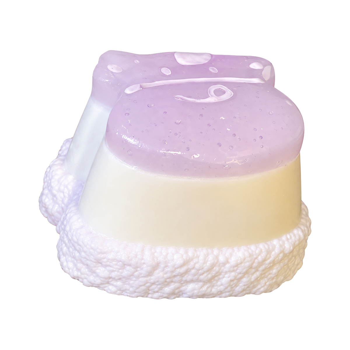Cow Pudding Taba Squishy — Taro Purple — isolated product view 2