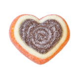 Flocked Chocolate Heart Taba Squishy — One Style — isolated product view 2