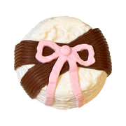 Chocolate Bow Cake Taba Squishy — One Style — isolated product view