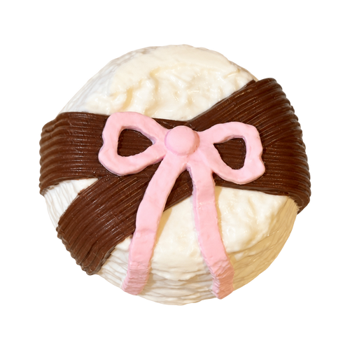 Chocolate Bow Cake Taba Squishy — One Style — isolated product view
