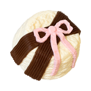 Chocolate Bow Cake Taba Squishy — One Style — isolated product view 2