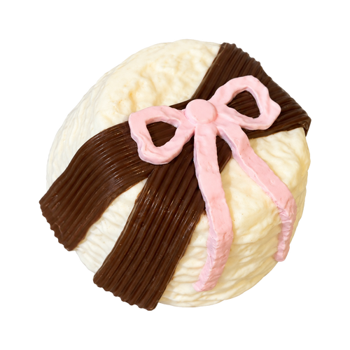Chocolate Bow Cake Taba Squishy — One Style — isolated product view 2