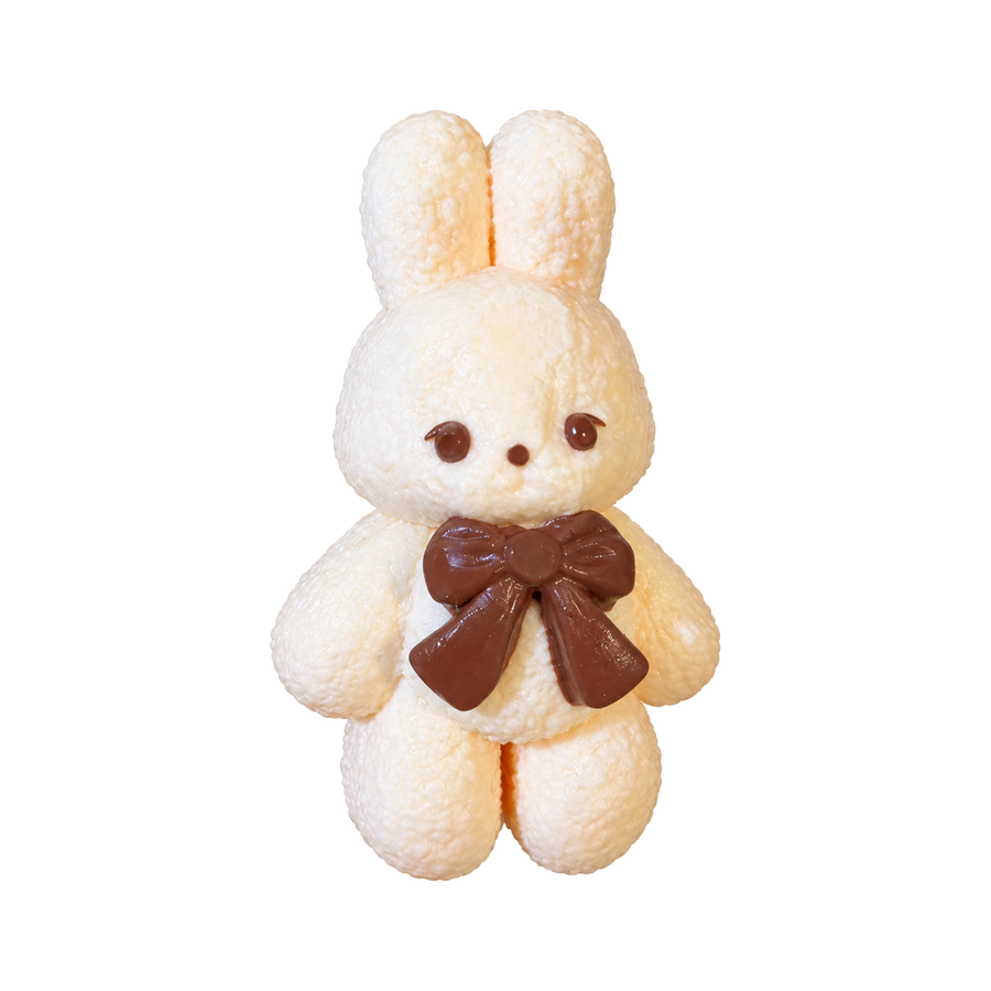 Black Bow-Tie Bunny Taba Squishy — One Style — isolated product view