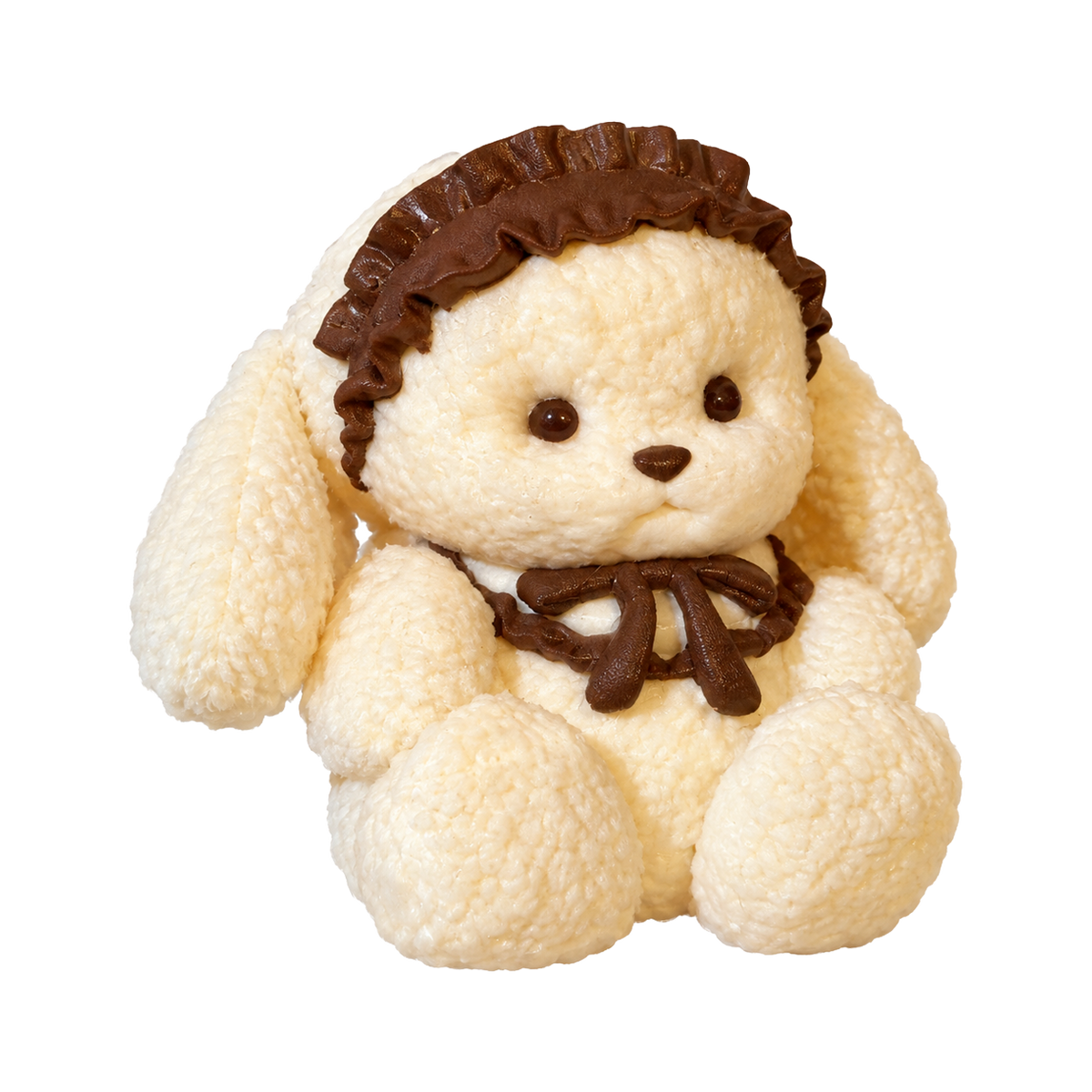 Chocolate Lop-Eared Bunny Taba Squishy — One Style — isolated product view 2