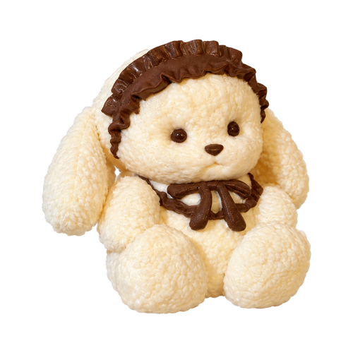 Chocolate Lop-Eared Bunny Taba Squishy — One Style — isolated product view 2