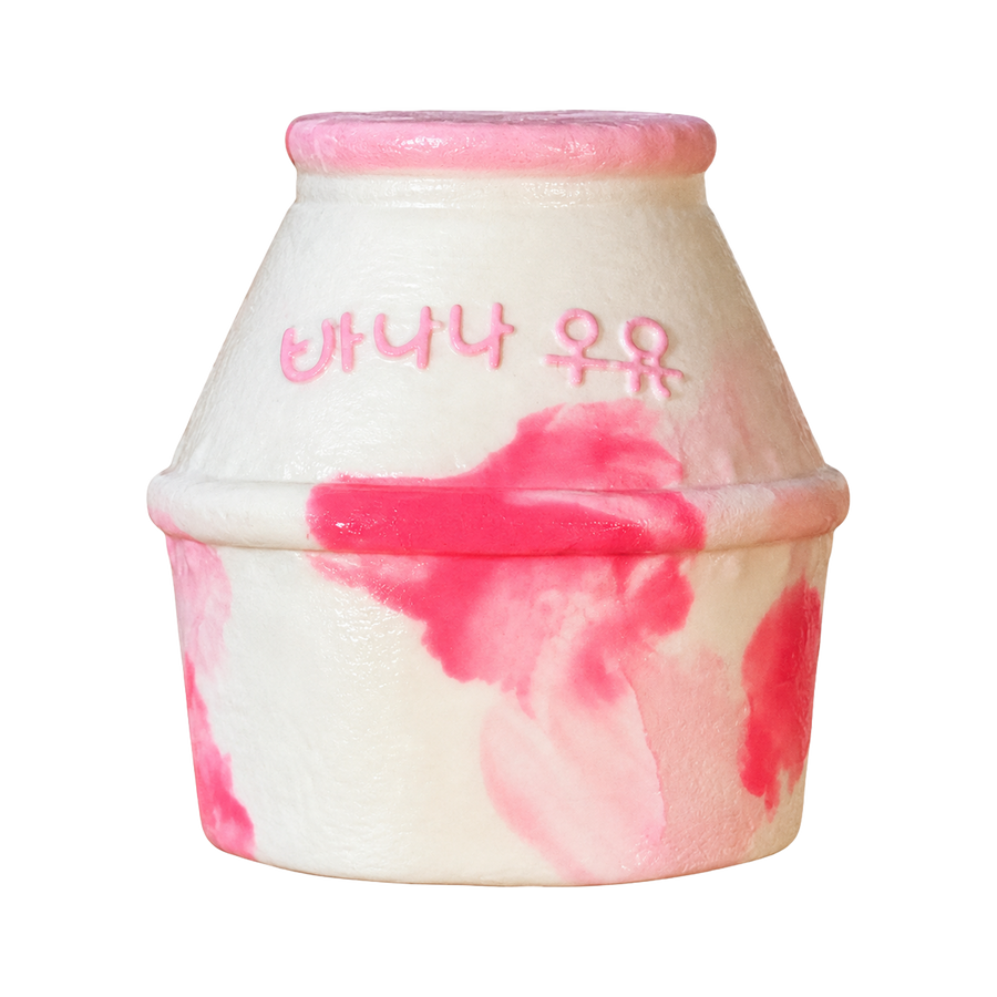 Strawberry Yogurt Drink Taba Squishy — One Style — isolated product view