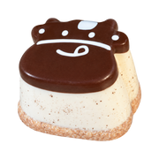 Cow Pudding Taba Squishy — Chocolate — isolated product view 2