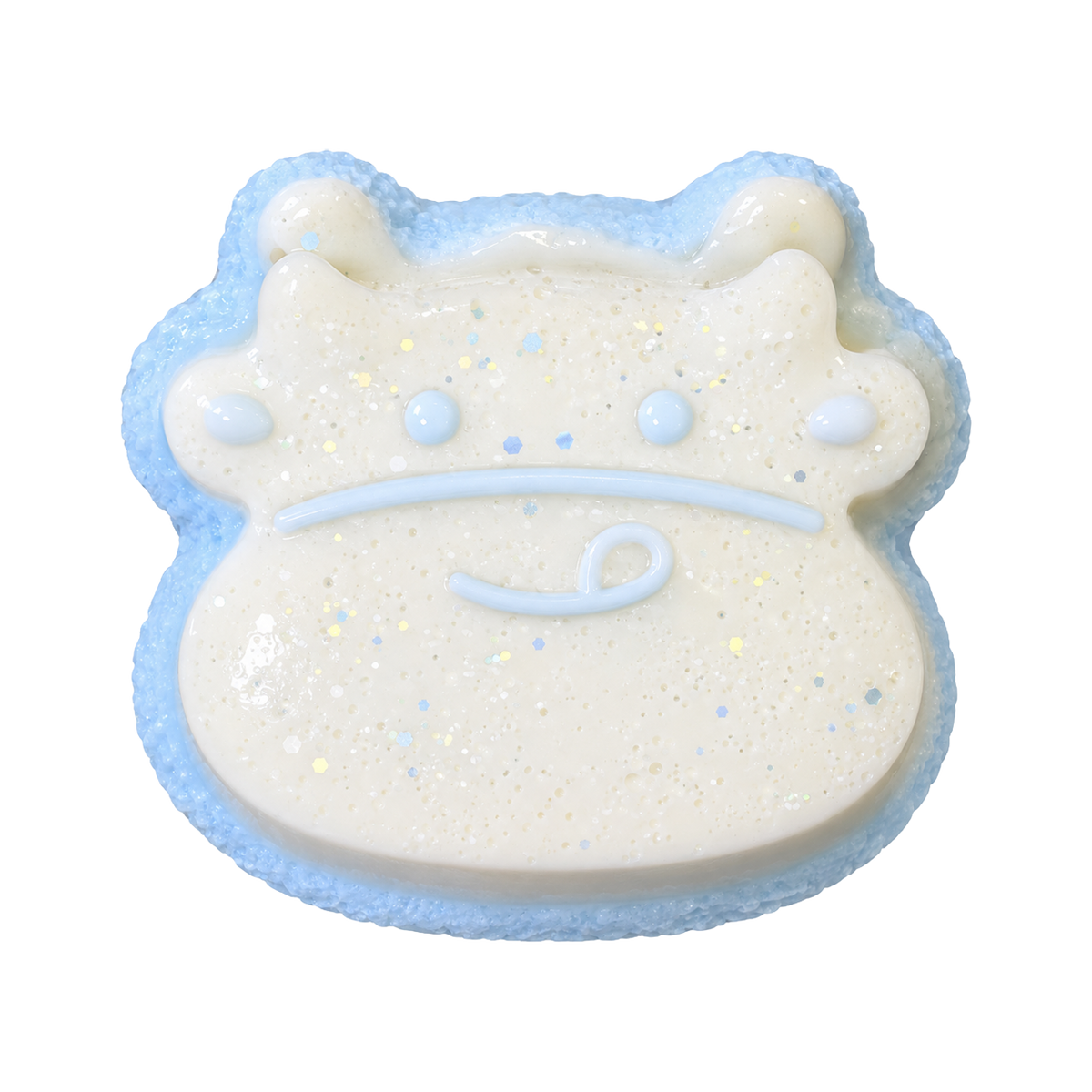 Cow Pudding Taba Squishy — Sky Blue — isolated product view
