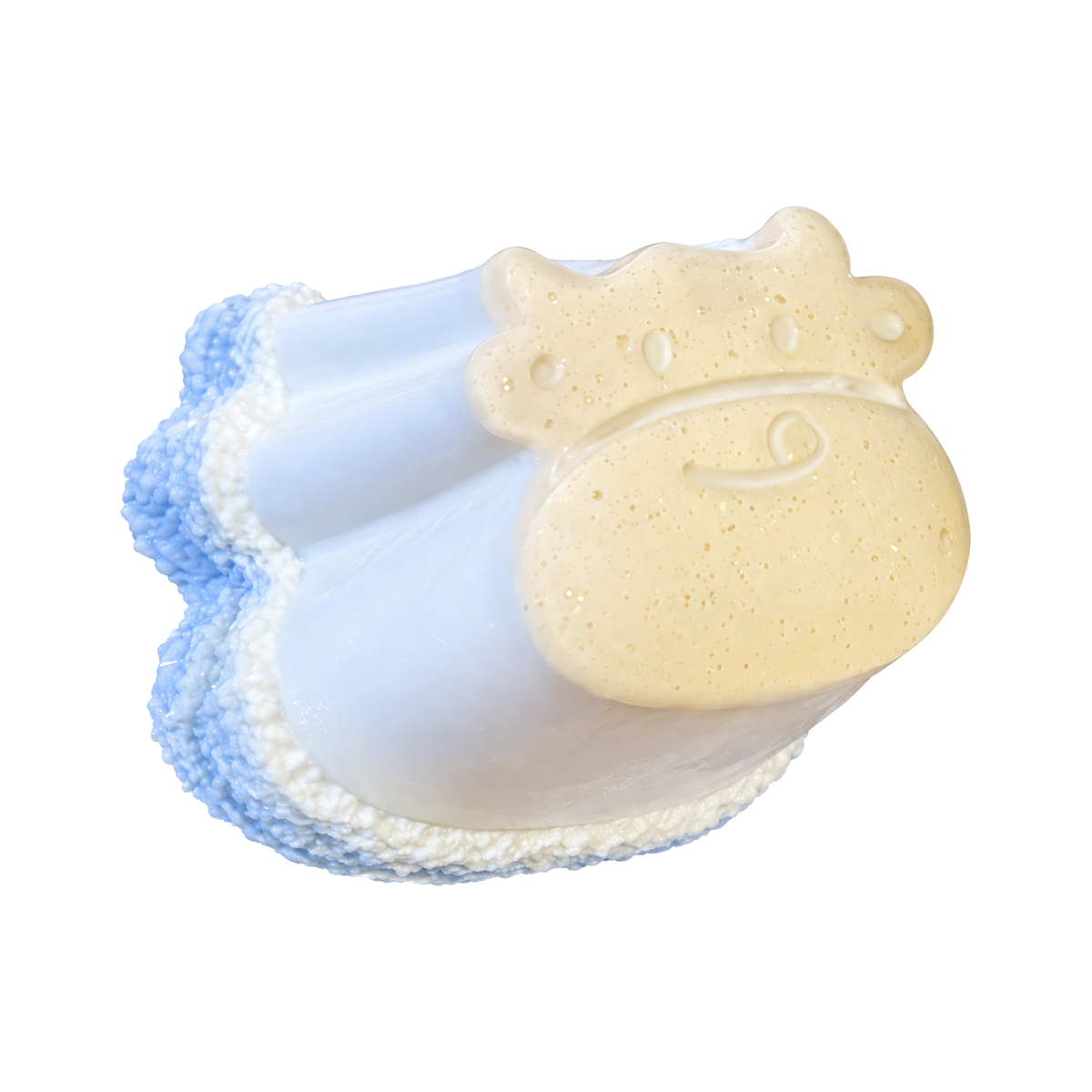 Cow Pudding Taba Squishy — Sky Blue — isolated product view 2