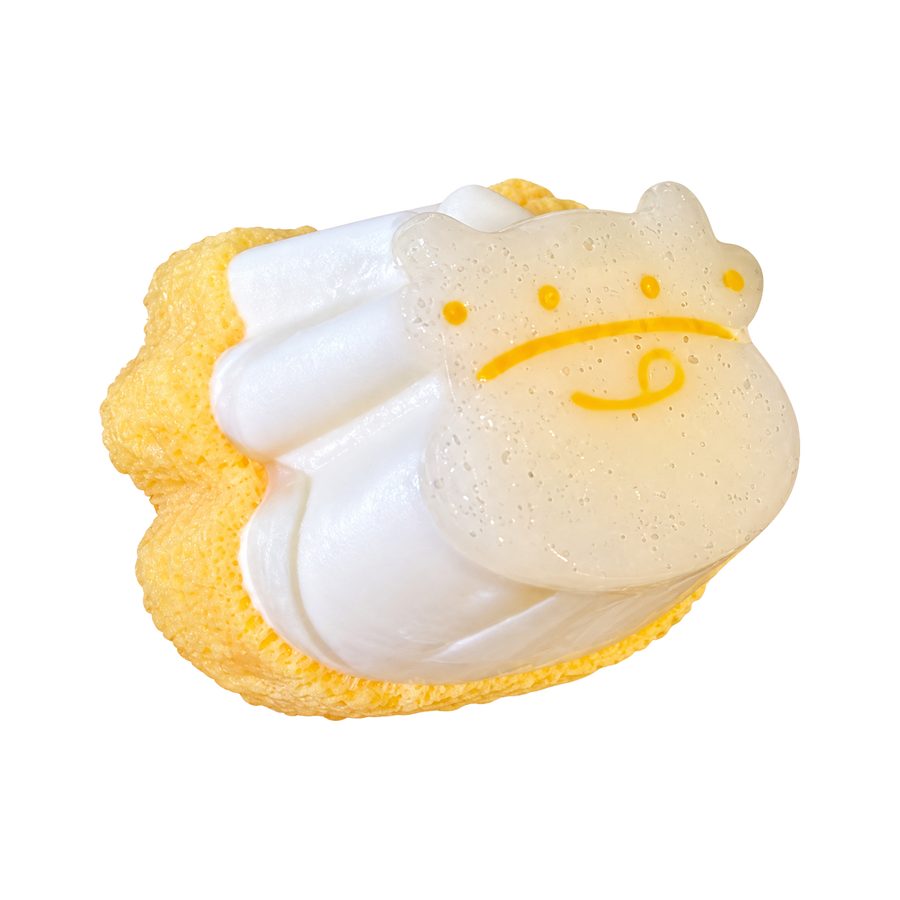 Cow Pudding Taba Squishy — Custard Yellow — isolated product view 2