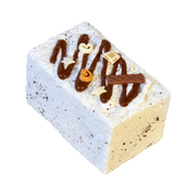 Short Toast Taba Squishy — Chocolate Drizzle — isolated product view