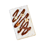 Short Toast Taba Squishy — Chocolate Drizzle — isolated product view 2