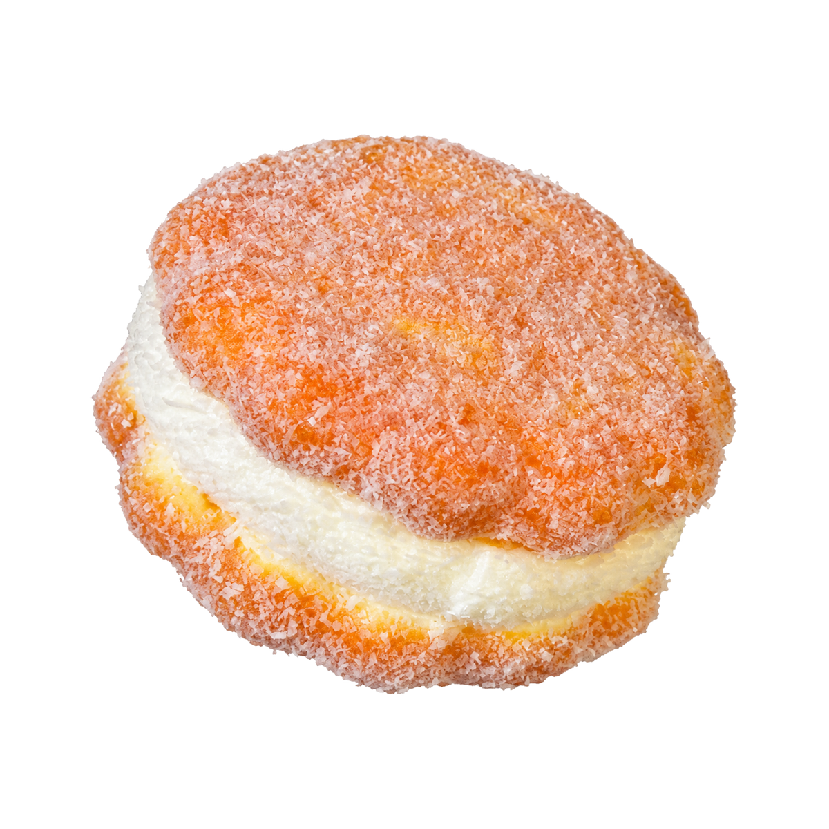 Coconut Sandwich Cookie Taba Squishy — One Style — isolated product view