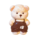 Overalls Bear Taba Squishy — One Style — isolated product view