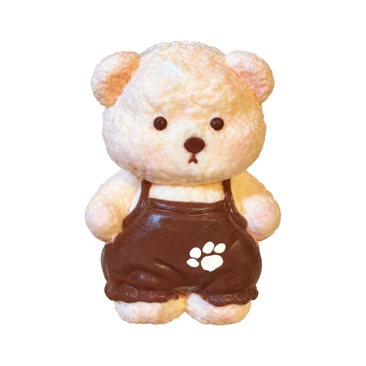 Overalls Bear Taba Squishy — One Style — isolated product view