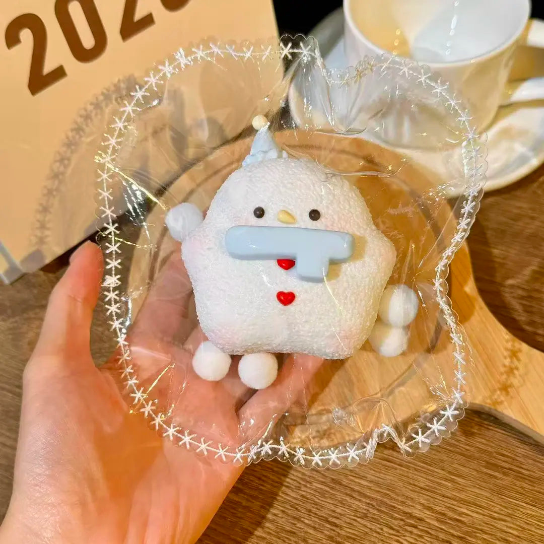 One Style — Scarf Snowman Taba Squishy