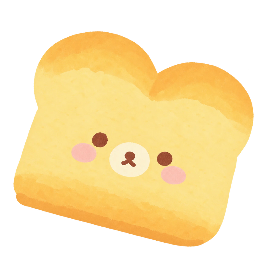 Little Bear Loaf Squishy — PLM-SR-BCC0162FC916E85B — Hand-painted illustration