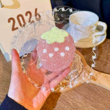 Strawberry Pink — Shaved Ice Strawberry Layer Cake Taba Squishy