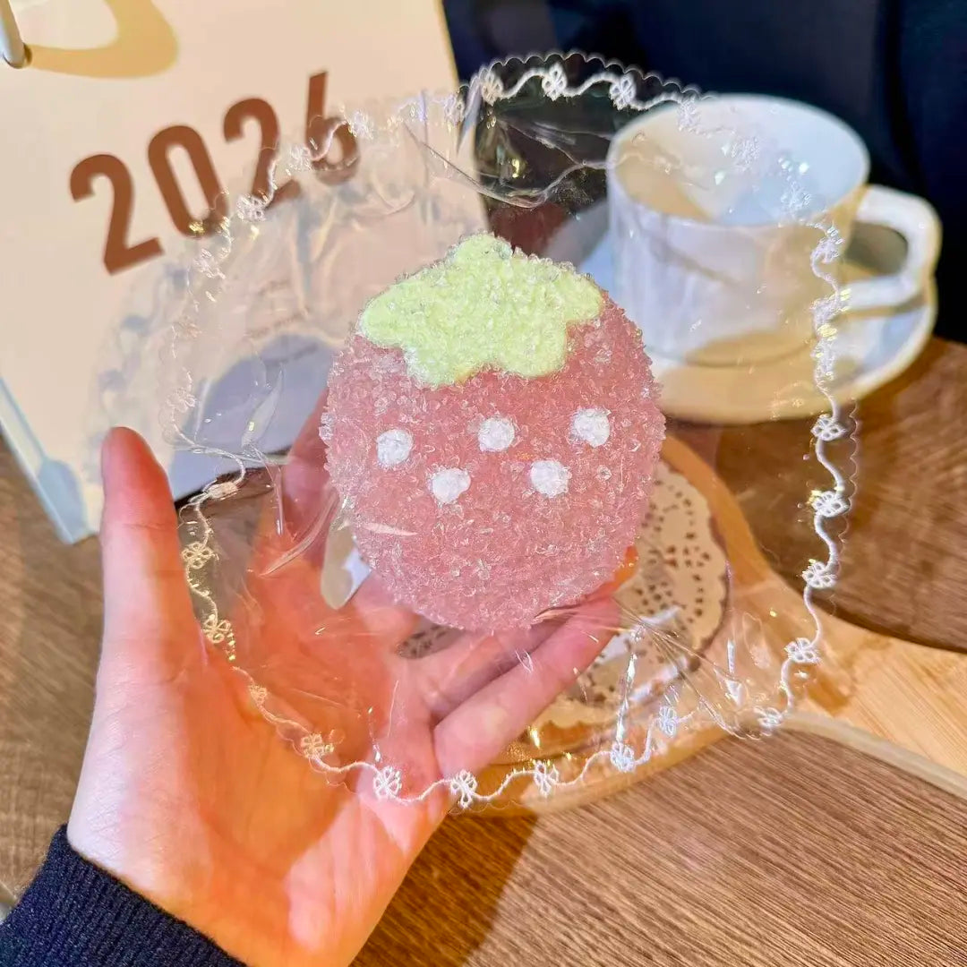 Strawberry Pink — Shaved Ice Strawberry Layer Cake Taba Squishy