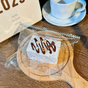 Chocolate Drizzle — Short Toast Taba Squishy