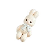 Elegant Blue-Bow Bunny product view 1 - Plumimi