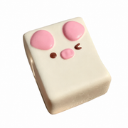 White Chocolate Lucky Pig Mahjong Tile — centered product view