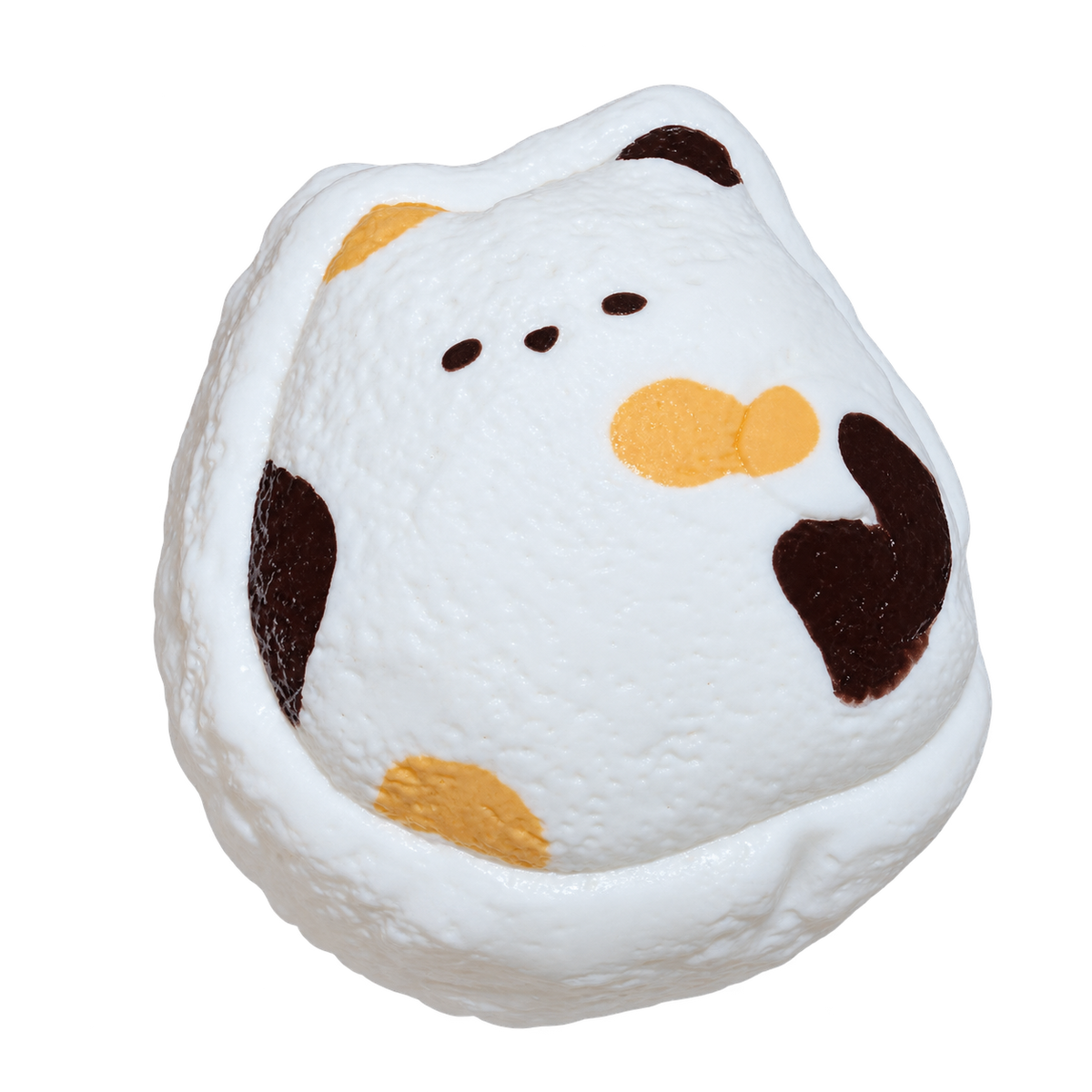 Sleepy Calico Cat Taba Squishy — One Style — isolated product view